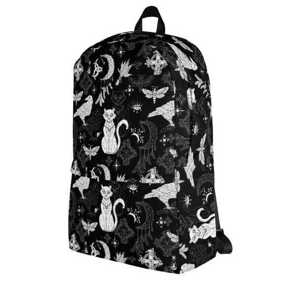 Gothic Mystic Cat Backpack main image 2